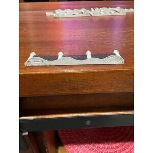 Lot of 8 Gently used dept 56 black and white wrought‎ iron fence
